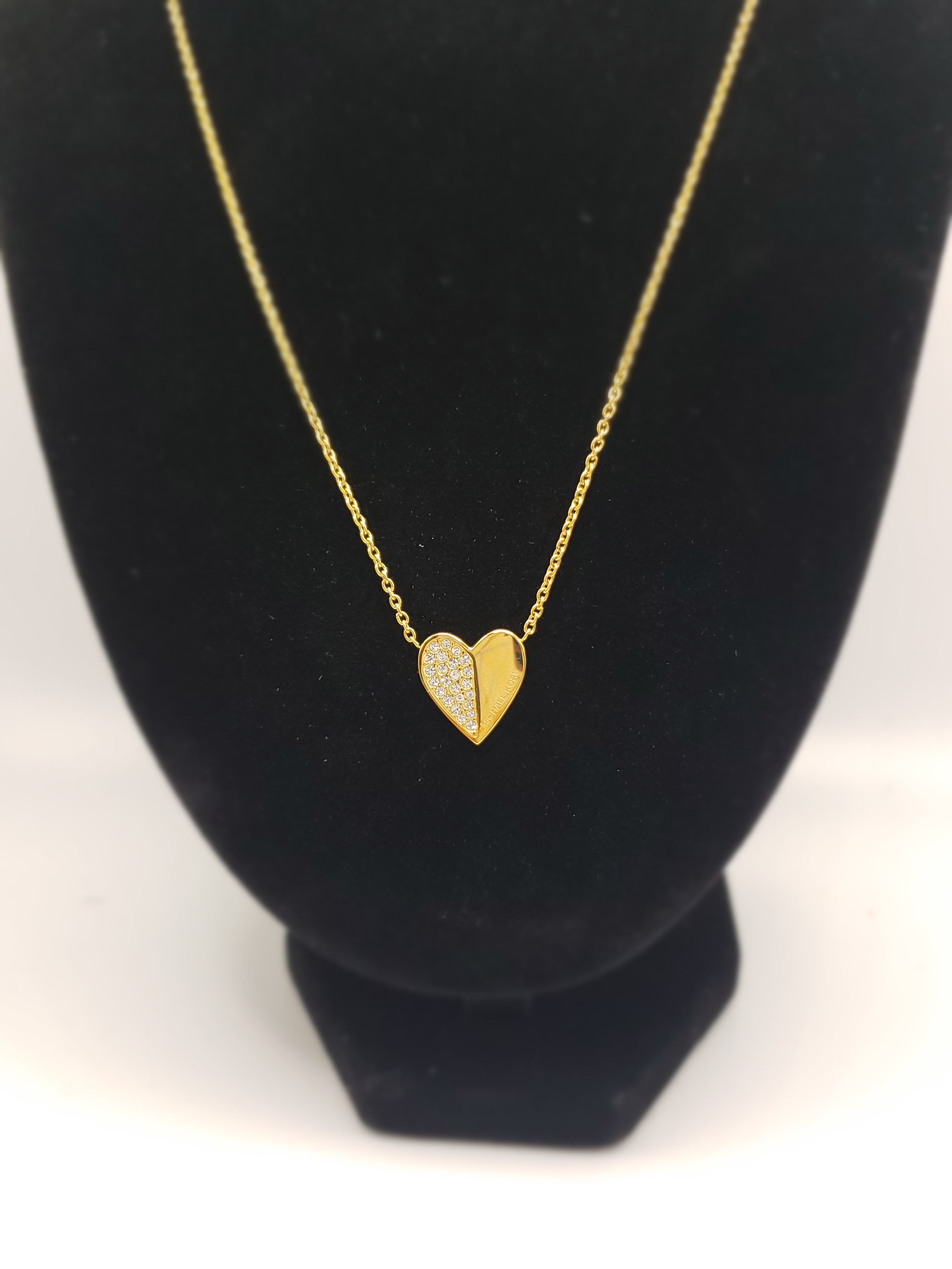 Michael kors clearance heart necklace