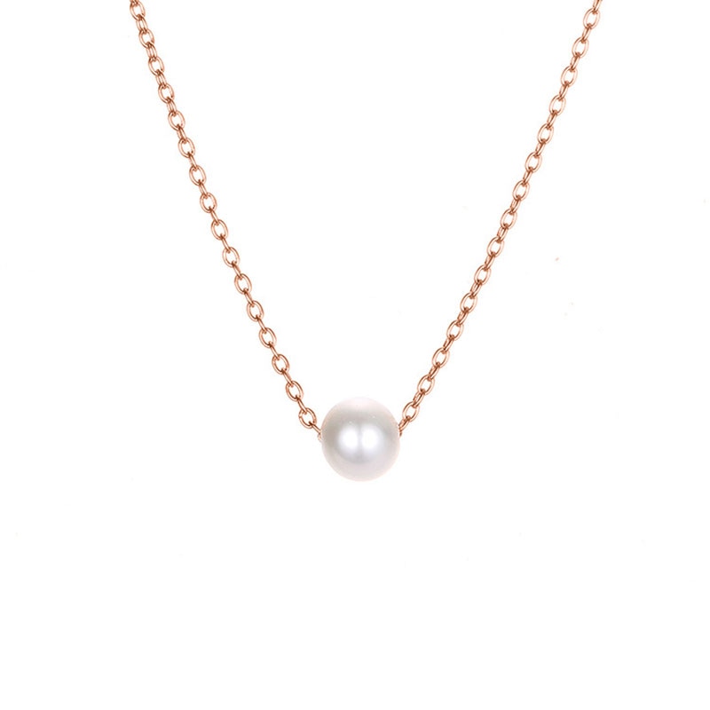 14k Gold Pearl Charm Necklace – Seliste Jewellery